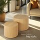 image 7 of Coffee Tables Danny  - 2 piece set, round, oak effect