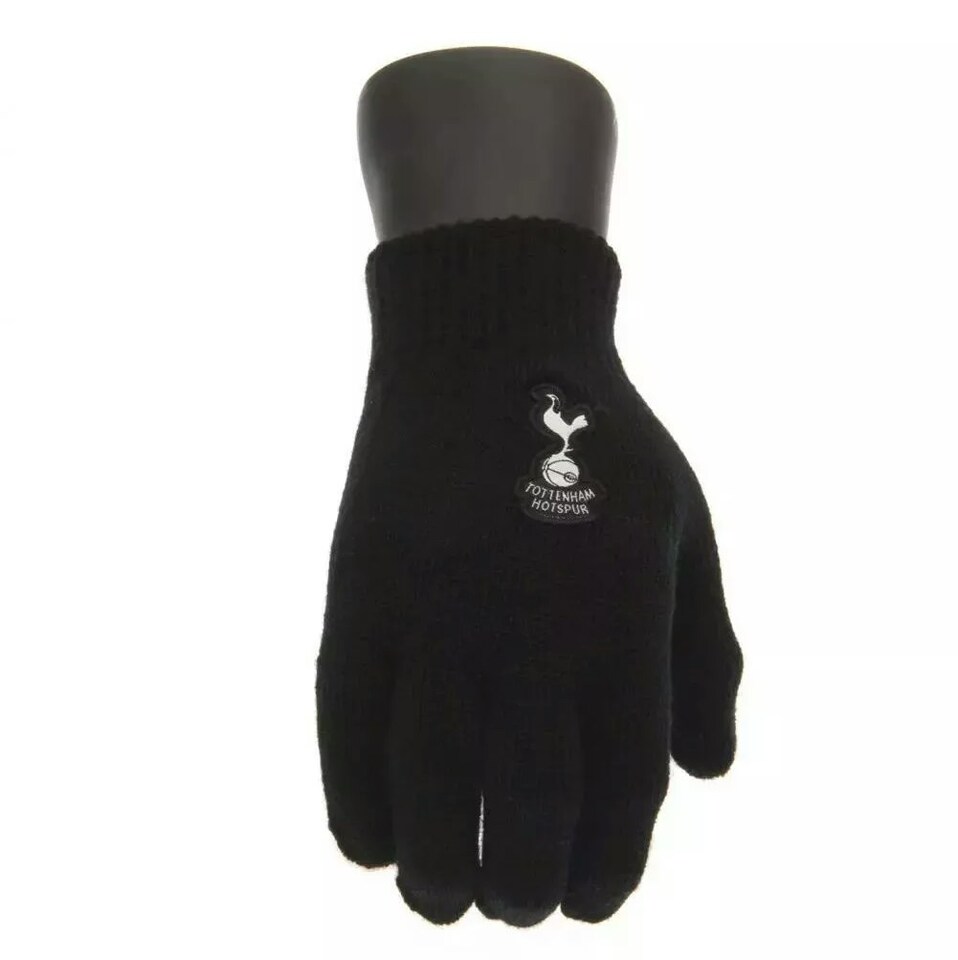 image 1 of Tottenham FC Knitted Gloves | Black