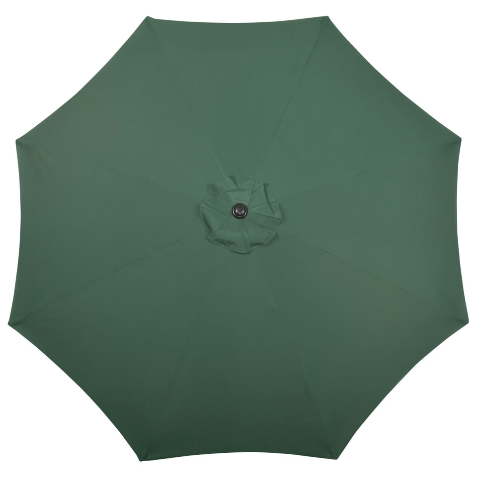 image 1 of Outsunny Outdoor Market Table 3(m) Parasol Umbrella Sun Shade with 8 Ribs, Green