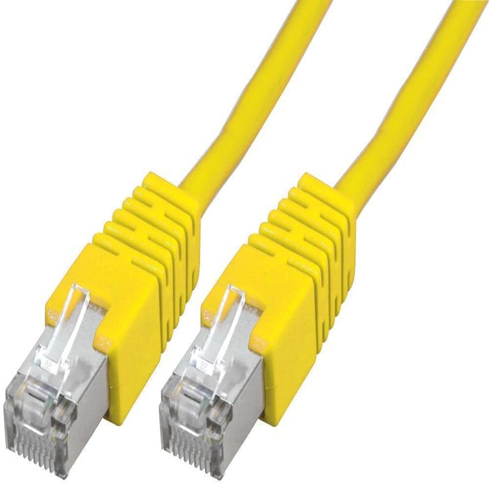 PRO SIGNAL - RJ45 to RJ45 Cat5e S/FTP Ethernet Patch Lead 2m Yellow