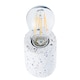 image 3 of Modern White Mosaic Concrete Table Lamp for Vintage Industrial Style Light Bulbs | White