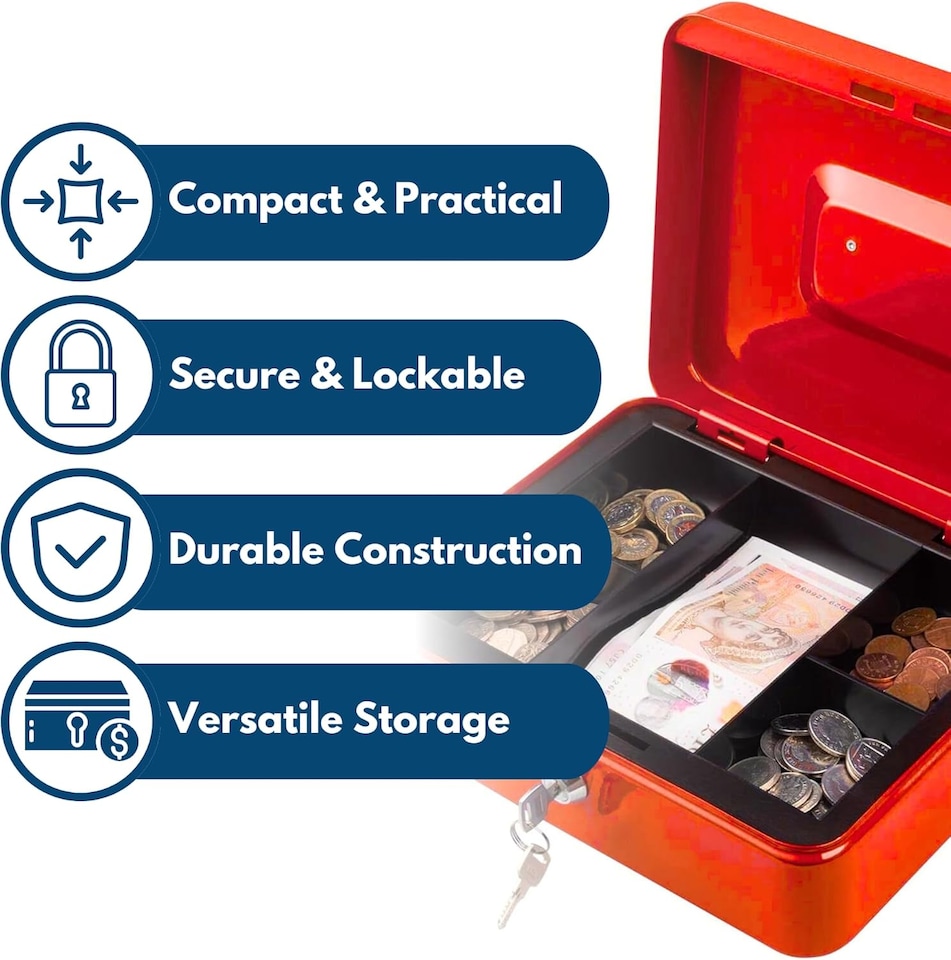 image 1 of Marco Paul 6' Cash Box - Red