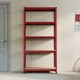 image 2 of Home Vida 5 Tier Garage Shelf Heavy Duty Boltless Shelving Storage Unit, Red