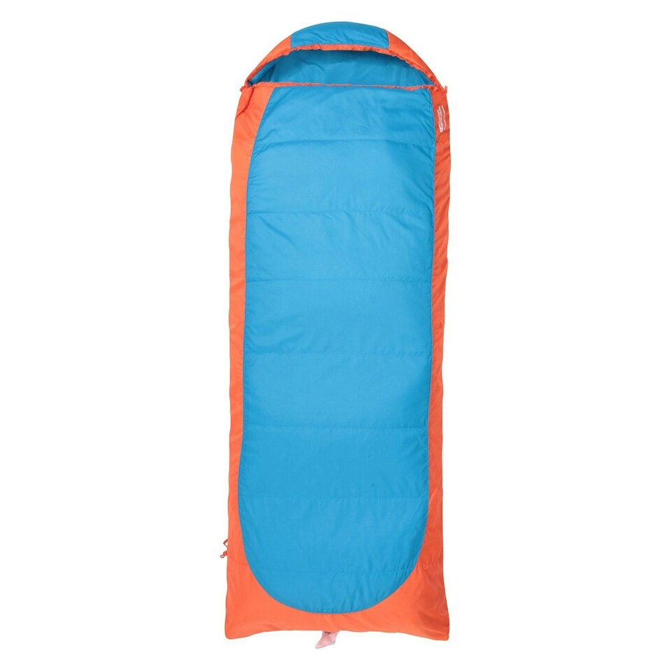 Mountain Warehouse Unisex Adult Left Zip Microlite 500 Square Sleeping Bag - Orange/Blue - 215cm