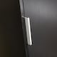 image 7 of Phoenix Wardrobe 1 Door Space Saving Bedroom Home Furniture Clothing Storage Unit | Black