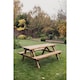 image 1 of Valley Deluxe Picnic Table - Timber - L180 x W150 x H76 cm - Partially Assembled