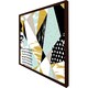 image 3 of Geometric shapes & brush strokes (Picture Frame) White | M