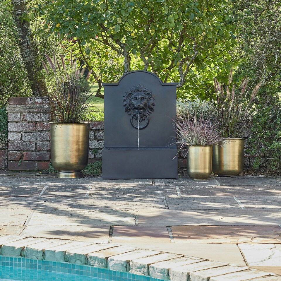 image 1 of Outdoor Luxury Lion Water Feature