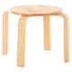 image 3 of Maison by Premier Rustic Tropical Hevea Wood Stacking Stool, Stackable Kitchen Stool For Breakfast, Durable Counter Stool