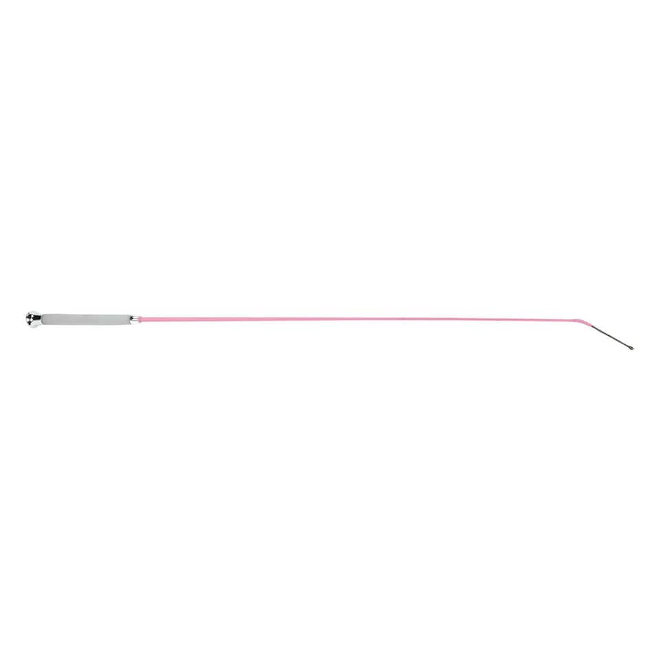 image 1 of Dublin Dressage Whip With Gel Handle - Hot Pink/Grey - 110cm