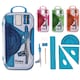 image 1 of Colourful Compass Set with Rulers Math Set