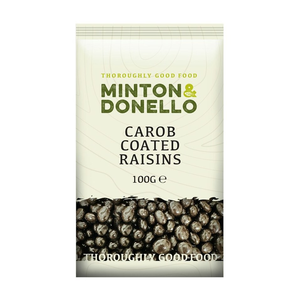 image 1 of Minton & Donello Carob Coated Raisins 6 x 100g | Multi