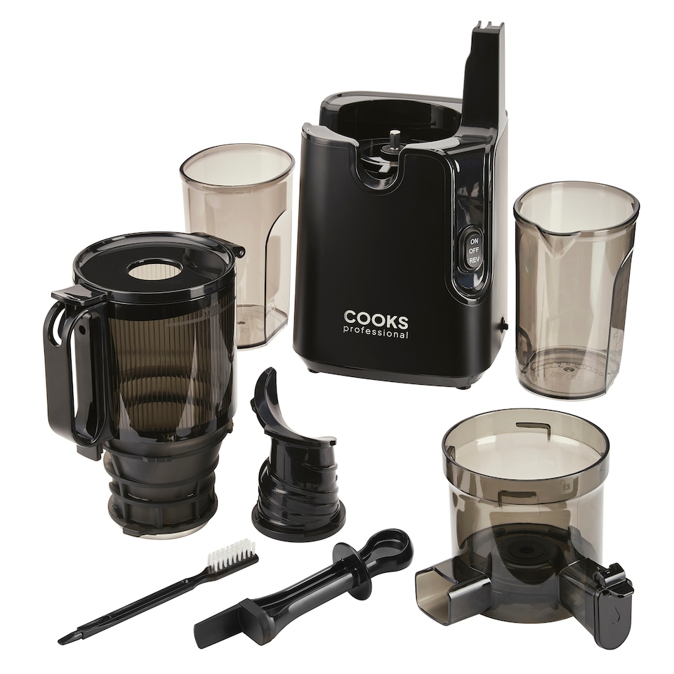 image 1 of Cooks Professional Cold Press Juicer with Wide Chute & 1.8L Hopper for Whole Fruit & Veg