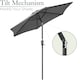image 4 of 2.4m Crank and Tilt Parasol - Grey