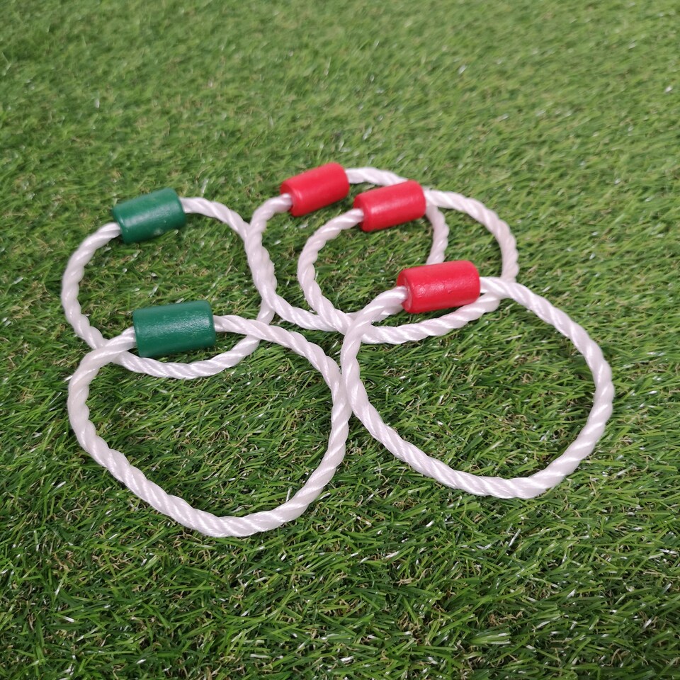 image 1 of Garden Quoits Game Outdoors Fun Toy Kids Adult Grass Patio