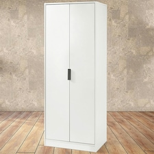 Silk Grey 2 Door Soft Close Wardrobe