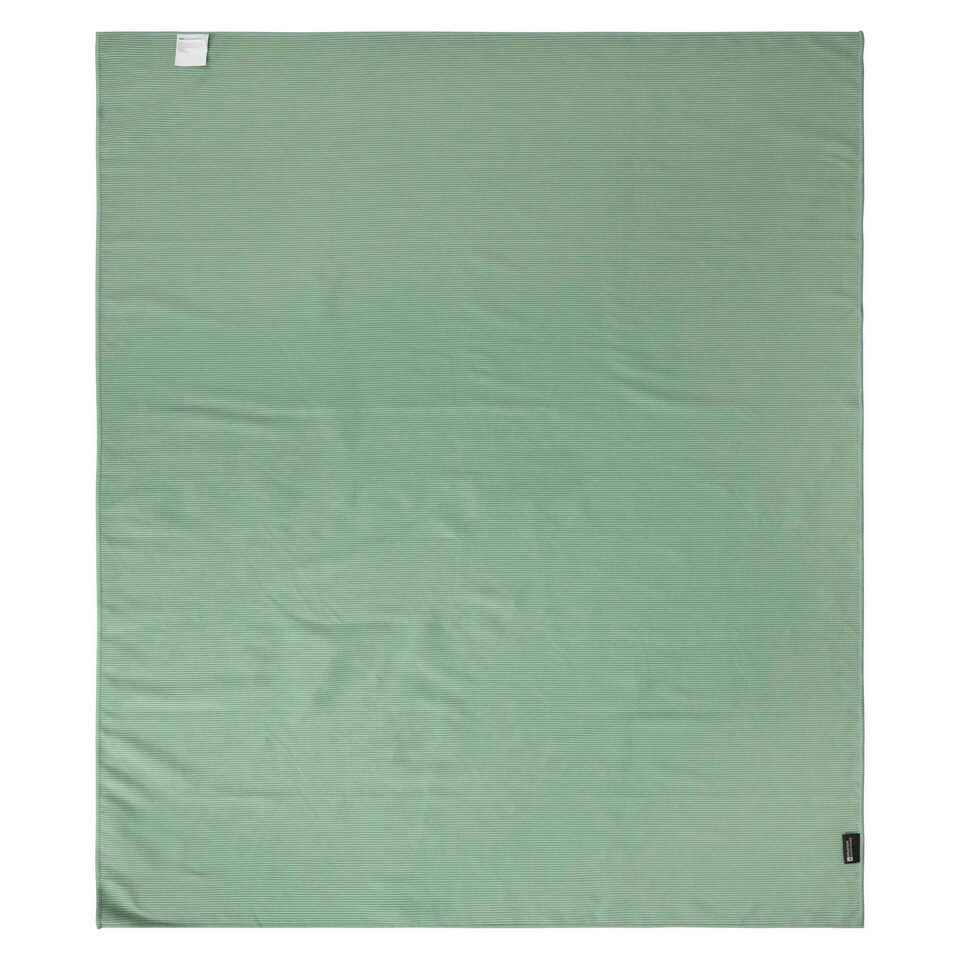 image 1 of Mountain Warehouse Giant Ribbed Towel Compact Travel Swimming Gym Accessory Green | Khaki | One size