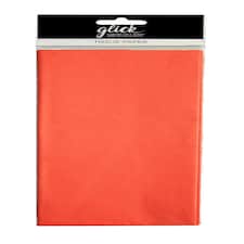 Glick Four Sheets of Orange Tissue Paper, Each Sheet Measures 750mm x 500mm When Opened, Orange Tissue Paper For Gift Wrapping and Other Arts & Crafts