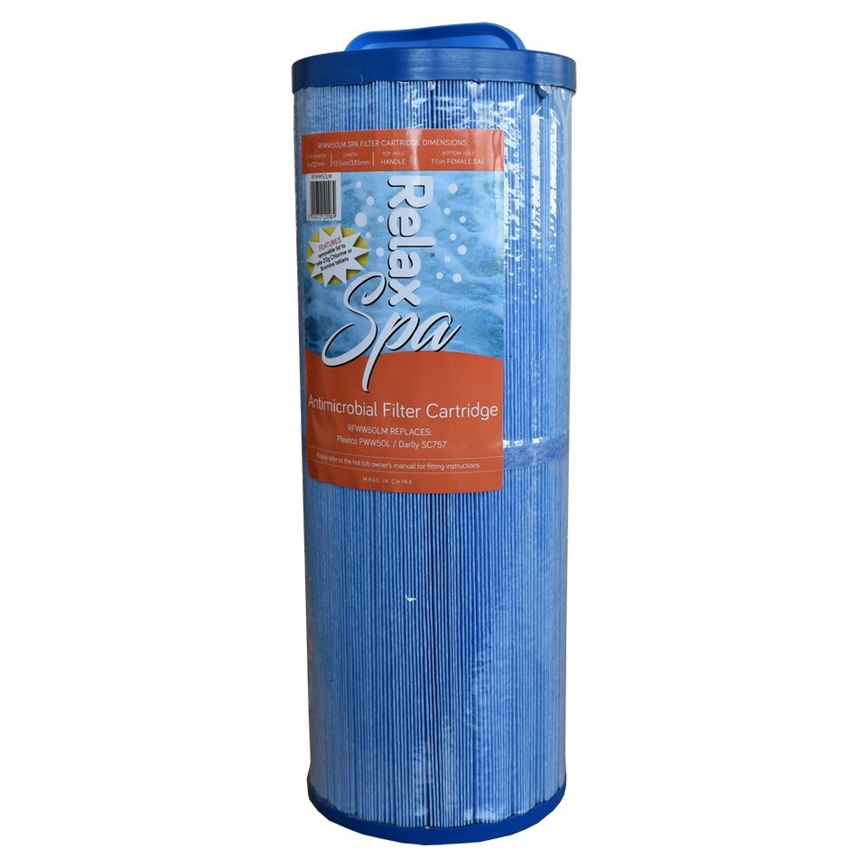 image 1 of Relax Spa Filter Cartridge Antimicrobial - Including Refillable Pod System -  PWW50LM