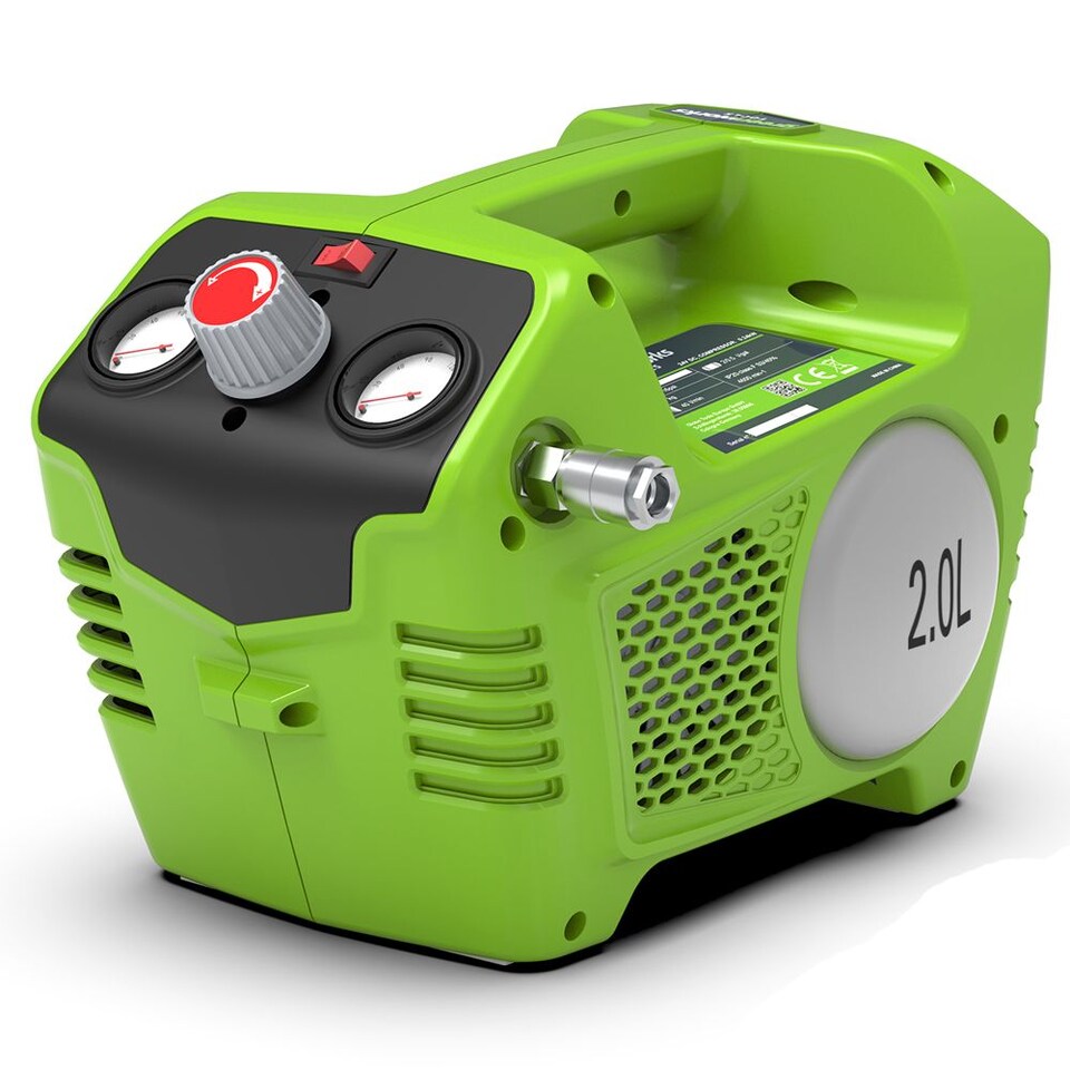 image 1 of Greenworks 40V Cordless Air Compressor Excludes Battery and Charger