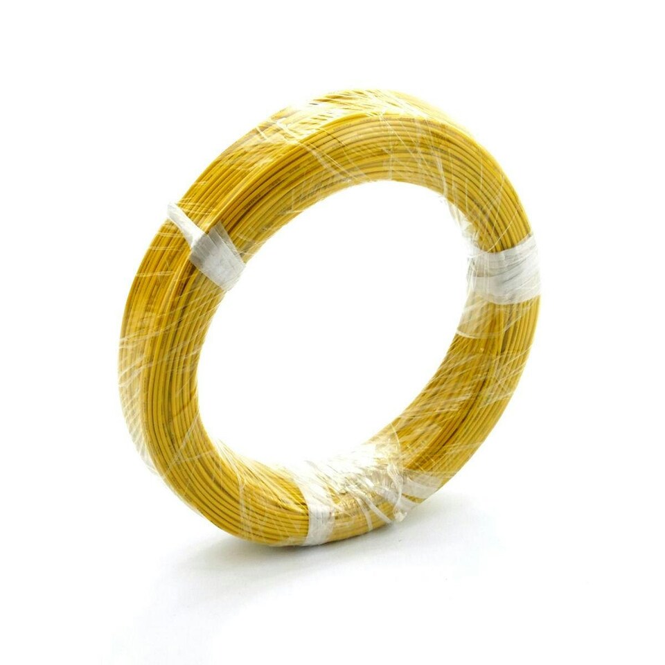 image 1 of Gaugemaster Electric Yellow Wire (7 x 0.2mm) 100m