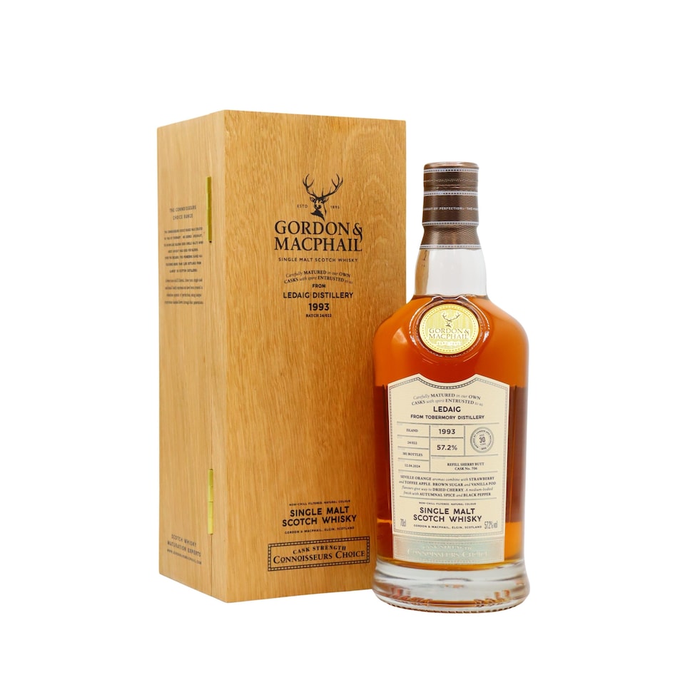 image 1 of Ledaig - Connoisseurs Choice Single Cask No. 706 1993 30 year old Whisky | Multi | Seville oranges, strawberries, toffee apple, brown sugar, vanilla pods, dried cherries, autumn spices, black pepper | 1