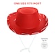 image 8 of Child's Red Cowboy Hat – Fun Fancy Dress Western Hat for Kids Red | 1