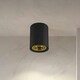 image 5 of CGC PRINCE Black GU10 Adjustable Surface Ceiling Downlight Flush Spot light with Gold Bezel Black