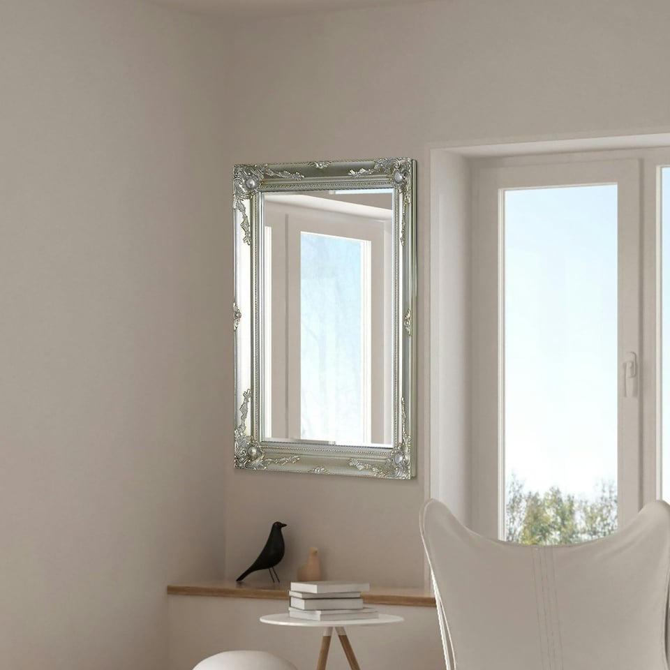 image 1 of Buxton Silver Wall Mirror 110 x 79 CM Silver