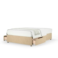 Memory Maestro Memory Foam Cream Linen 2 Drawer Divan Set Single