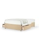 image 1 of Memory Maestro Memory Foam Cream Linen 2 Drawer Divan Set Single