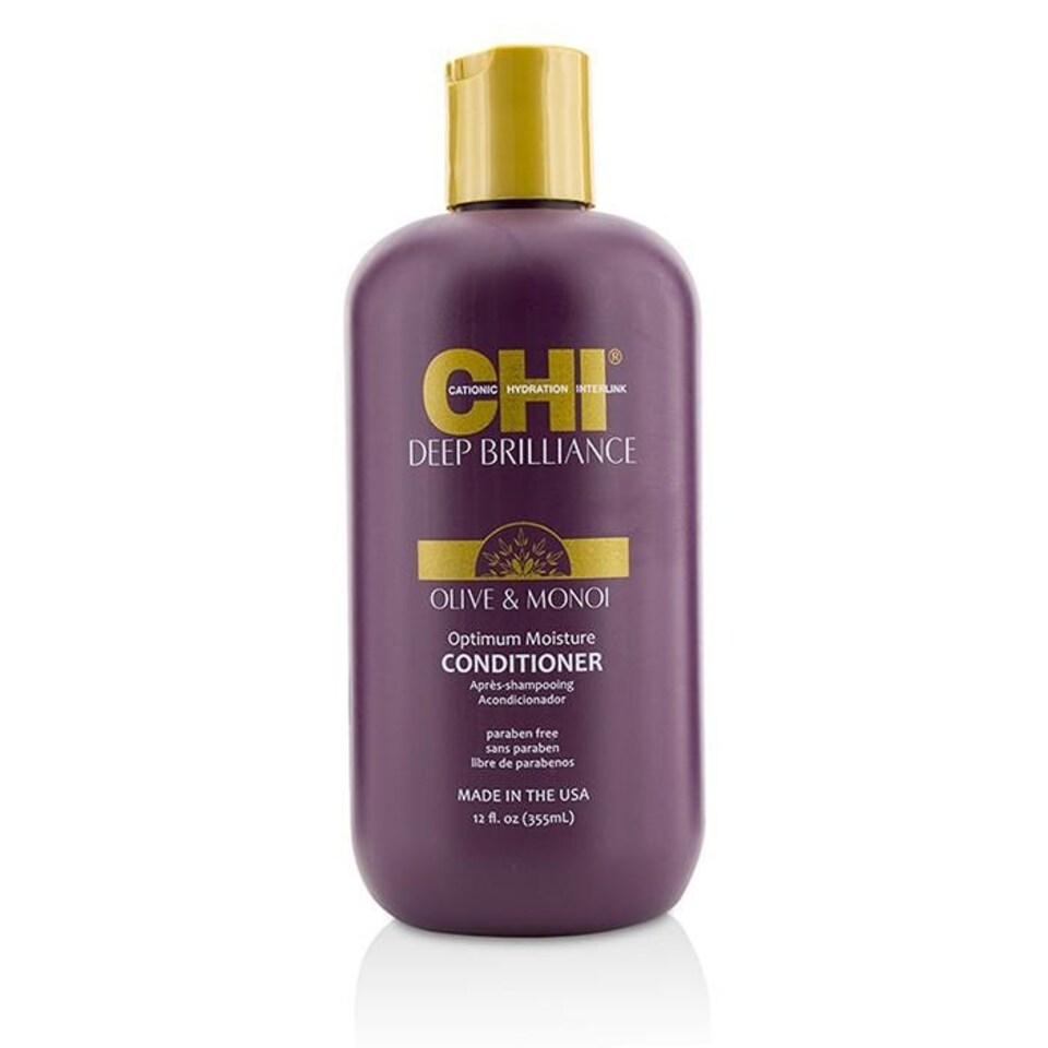 image 1 of Deep Brilliance Olive & Monoi Optimum Moisture Conditioner - 355 ml/12Oz