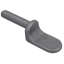 12.5mm Weld On Gudgeon Tailboard Hinge Pin for Trucks Trailers Self Colour 1pc Grey