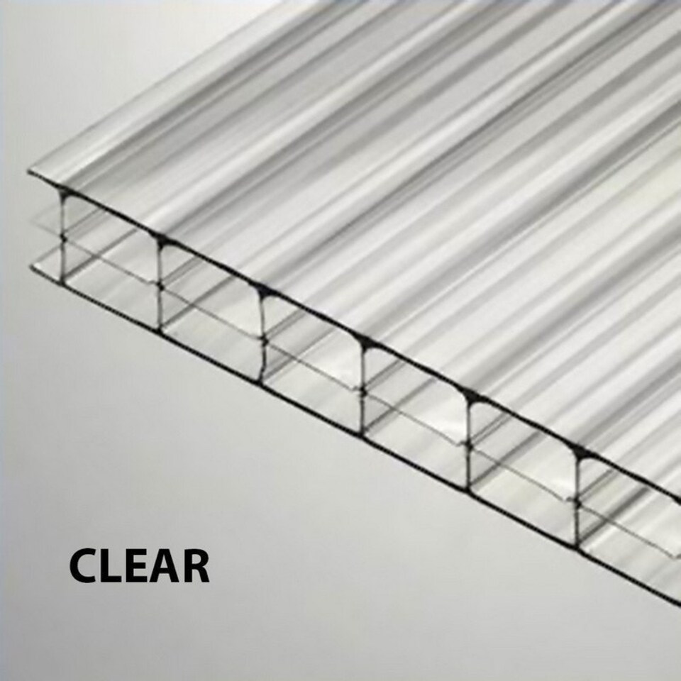 image 1 of Polycarbonate Roof Car Port 2 Post - Wood - L350 x W434 cm - Light Green Green