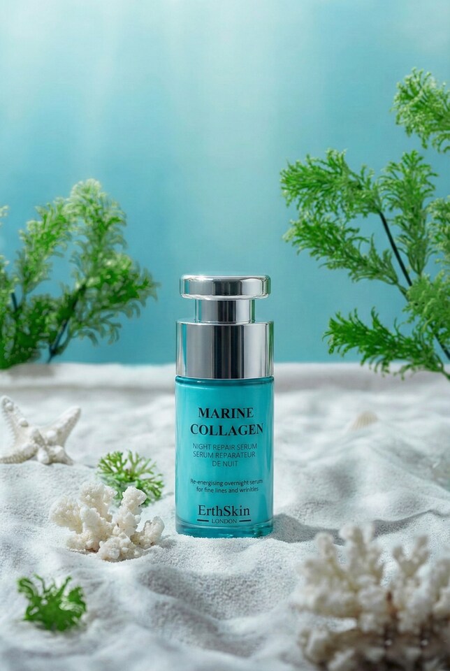 image 1 of Erth Skin London Marine Collagen Night Repair Serum 30ml
