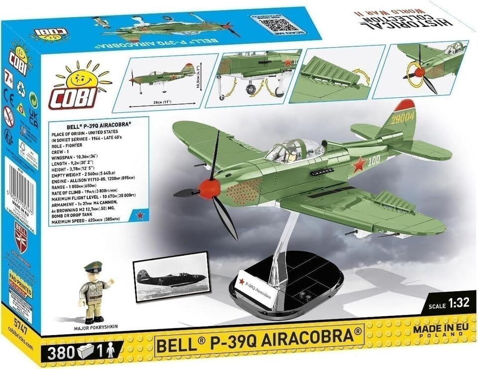 image 1 of COBI - Historical Collection WWII Bell® P-39Q AIRACOBRA® Aircraft