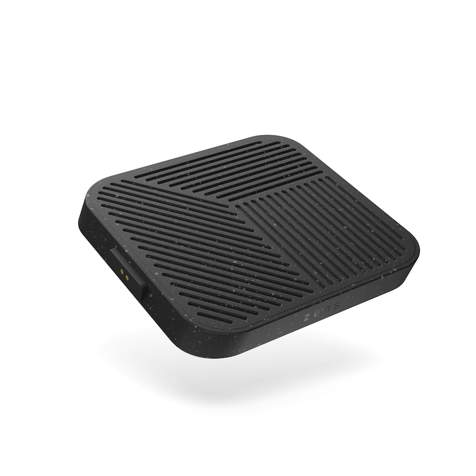 image 1 of Zens Modular Single Wireless Charger Main Station (incl. Wall Charger) - black