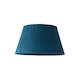 image 1 of ValueLights Malina Large Double Teal Pleated Tapered Shade & Bulb | Blue