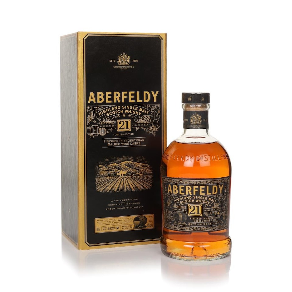 image 1 of Aberfeldy - Argentinian Wine Cask Matured Highland Single Malt Scotch 21 year old Whisky