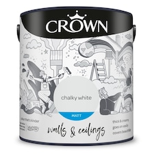 Crown Walls & Ceilings Matt 2.5L Chalky White