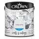 image 1 of Crown Walls & Ceilings Matt 2.5L Chalky White