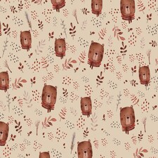 Beige Fur Back Sweatshirt Stretch Knit Fabric for Dressmaking, 155cm / 61" Wide - per metre