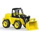 image 1 of Dolu Giant Loader Construction Toy Truck with Excavator Sit On Ride On - Yellow