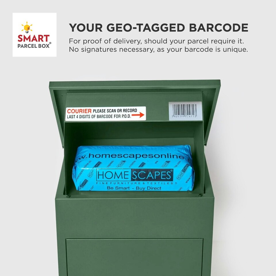 image 1 of SMART PARCEL BOX® Medium Front Access Green