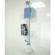 image 2 of Showerdrape Elements Clear 2 Tier Basket Hanging Shower Caddy