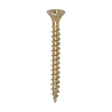 Timco - C2 Strong-Fix Multi-Purpose Premium Screws - PZ - Double Countersunk - Yellow (Size 4.0 x 40 - 1200 Pieces)