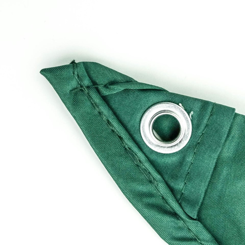image 1 of Harbour Housewares Triangle Shade Sail - 3.6m - Green Green