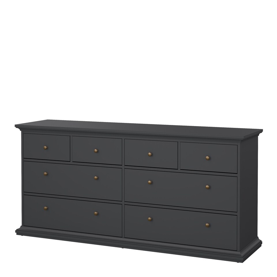 image 1 of Paris Chest of 8 Drawers in Matt Grey