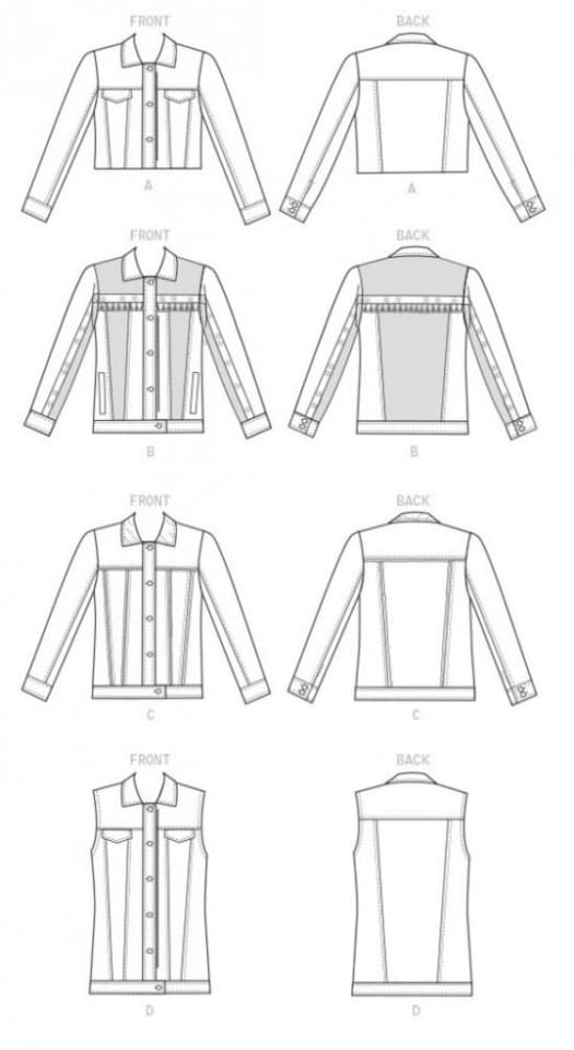 image 1 of McCall's 7729 Paper Sewing Pattern – Women’s Jackets & Waistcoats, Size E5 (14–16–18–20–22), Intermediate