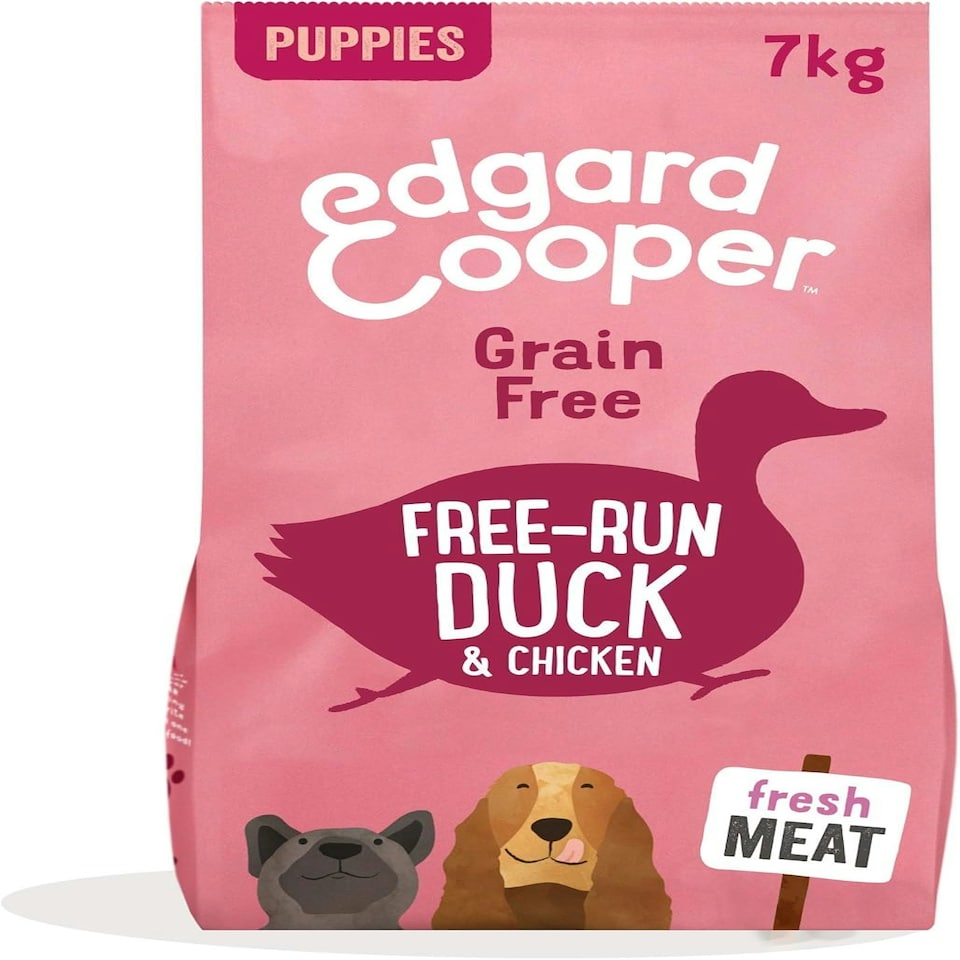 image 1 of Edgard & Cooper Puppy Dry Dog Food - (Duck & Chicken, 7kg)